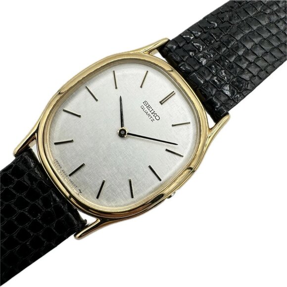 Vintage Seiko Salesman Sample 2620-5389 Men's Wristwatch Case w Linen Dial - Picture 1 of 4